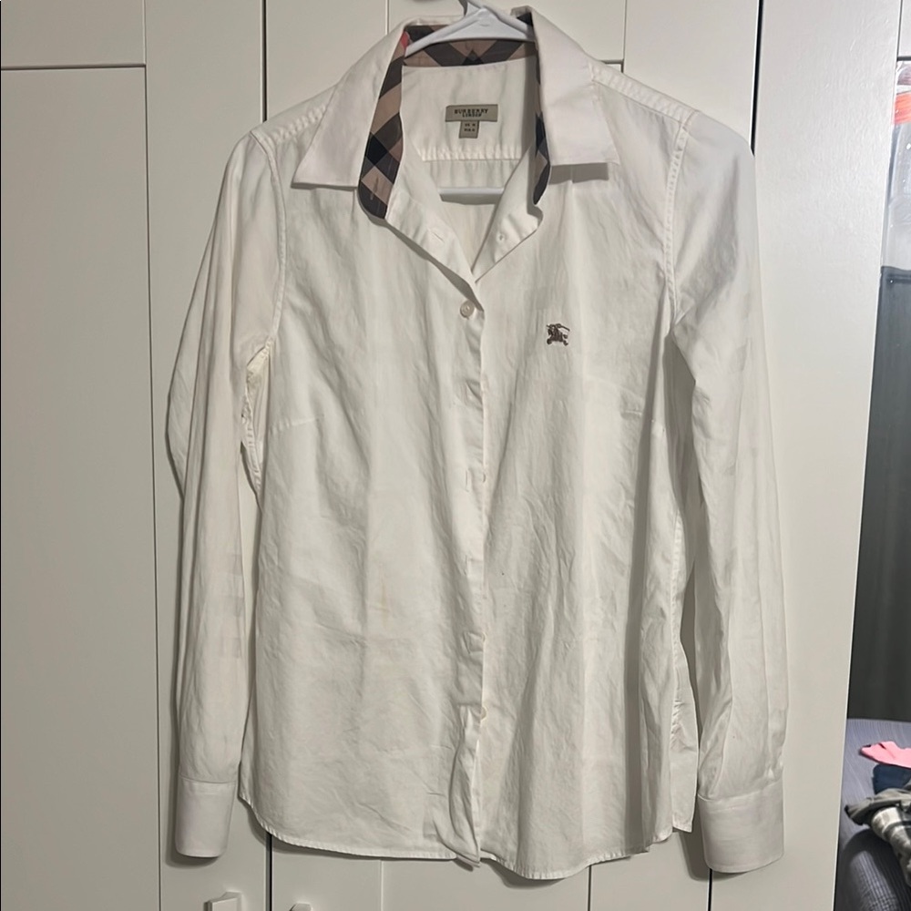 Burberry Women White Shirt